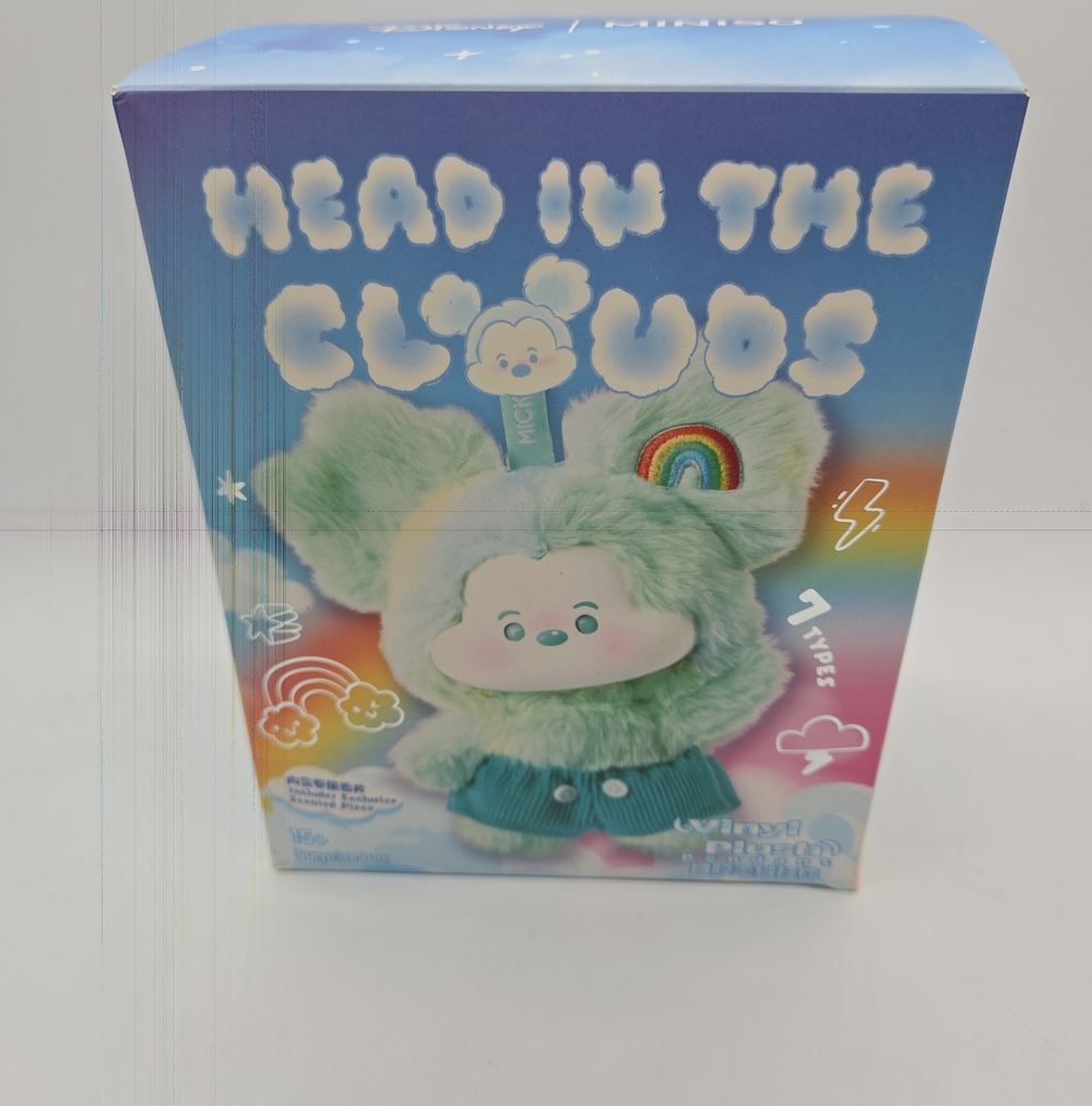 Disney Miniso Head in the Clouds Plush - Confirmed Sunset Glow